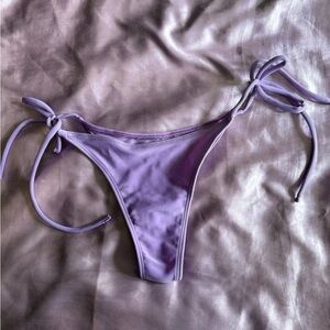 Lilac Side-Tie Bikini Bottom